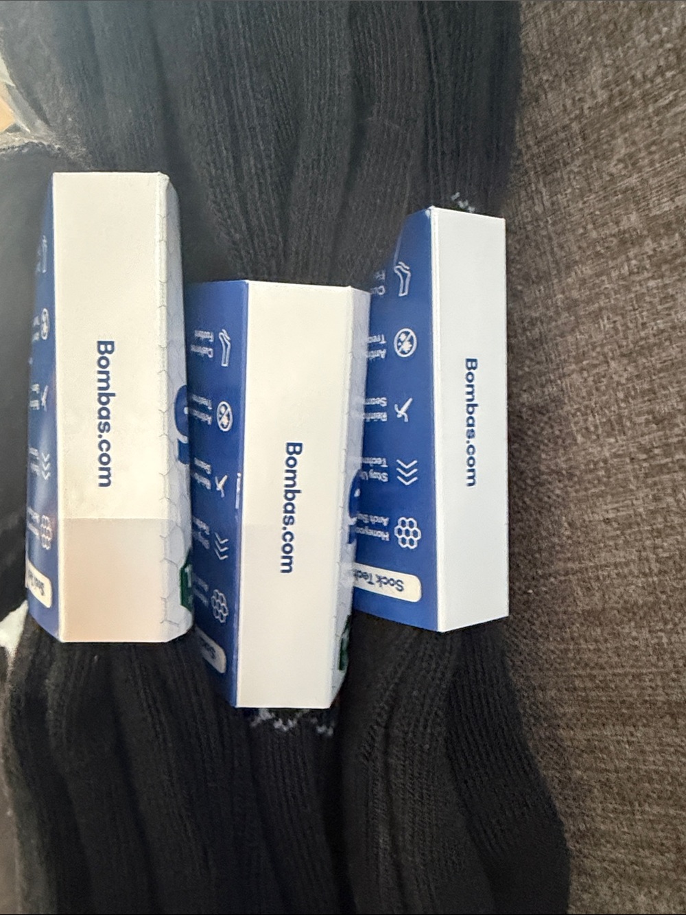 Bombas Black Crew Socks size XL brand new with tags